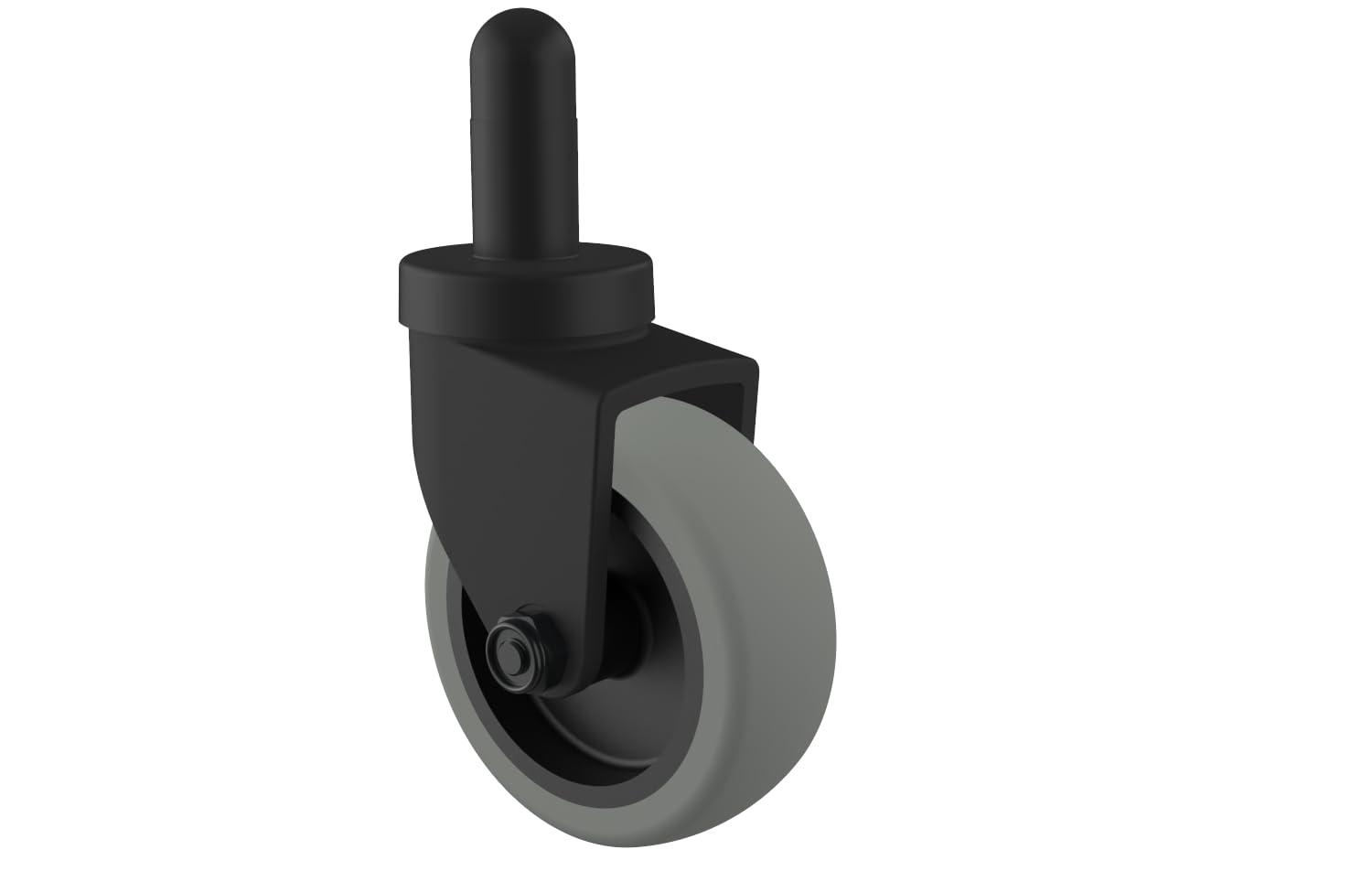 3 Inch Mop Bucket Replacement Casters Set of 4 Heavy Duty Non-Marking TPR Caster Wheels No Brake for Rubbermaid Mop Models 7570-l2,7571,7580,7581 Wavebrake(Black)