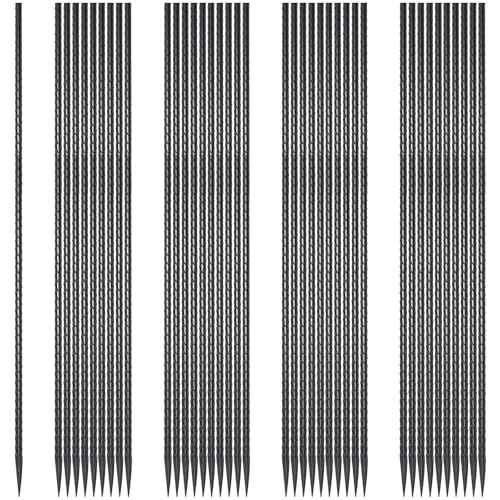 24" Rebar Stakes 1/2" / 1/4" Diameter | Heavy Duty Ground Spikes for Concrete Forms & Landscape Timber