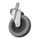 3" Swivel Caster Wheels (6-Pack) - Replacement M10x1 Metric Threaded Stem Casters for Creeper Service Carts, Shop Stools, Workbenches & Post Mounts