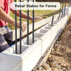 48" Rebar Stakes | 1/2" Heavy Duty Steel Spikes for Permanent Landscape Timber & Fencing
