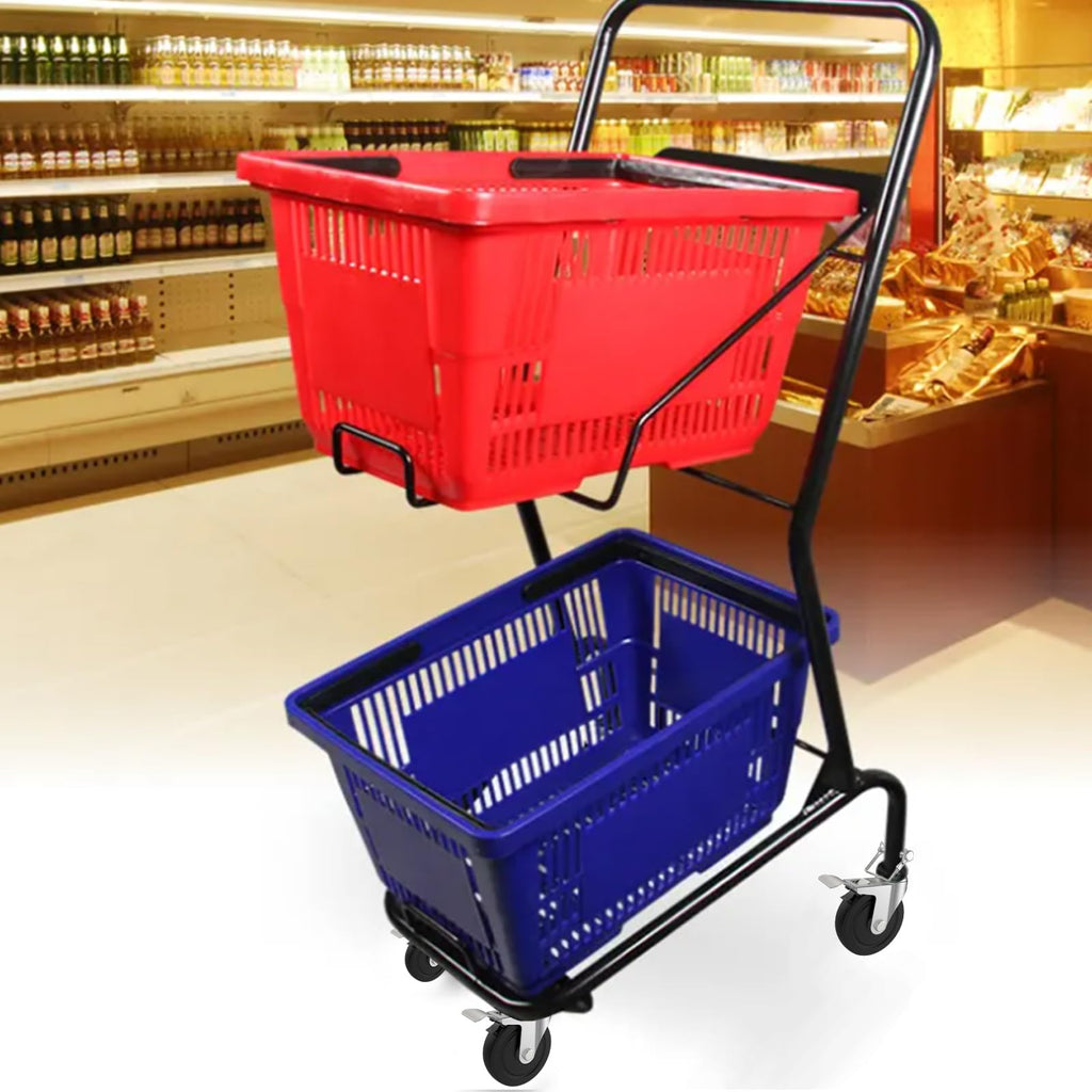 Dual-Locking Scaffold Wheels: 5" Heavy-Duty Set for Secure Mobility & 400lb Total Capacity