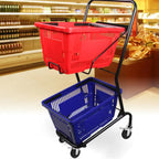 Dual-Locking Scaffold Wheels: 5" Heavy-Duty Set for Secure Mobility & 400lb Total Capacity