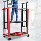 Dual-Locking Scaffold Wheels: 5" Heavy-Duty Set for Secure Mobility & 400lb Total Capacity