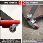 Caster Replacement Kit for Mechanic Stools & Workshop Creepers - 6-Pack of 2" Heavy-Duty Wheels with M8x20mm Stem