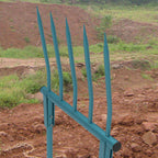 5 Tines 20 in Wide Heavy Duty Pitch Fork for Gardening Spading, Ergonomic Stainless Steel Digging Fork, 55 inch Heigh Handled Broad Fork Garden Tool Claw Weeder Soil Tiller Cultivator Aerate Clay Soil