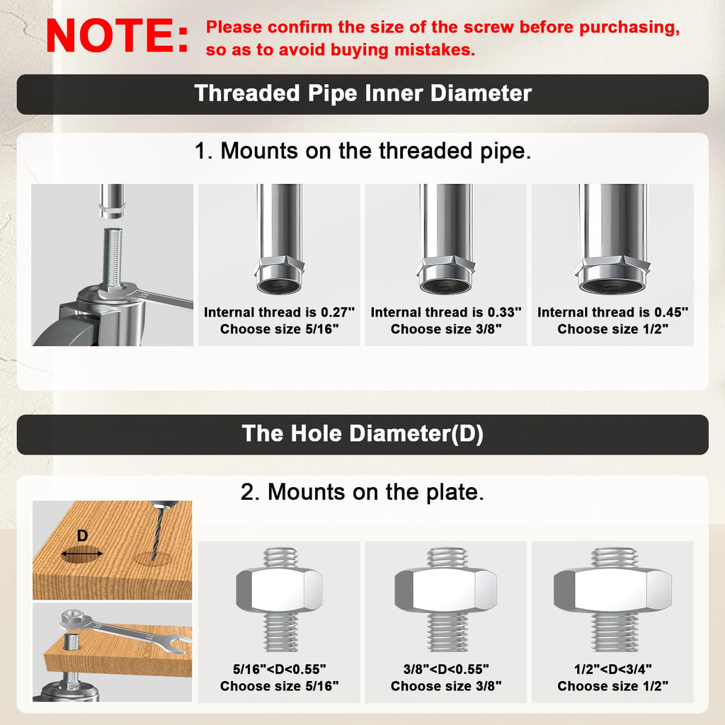 Ultimate Upgrade: 4" Rolling Caster Set with Locking Brake | 700LB Capacity for Garage Stools
