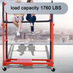 Dual-Locking Scaffold Wheels: 5" Heavy-Duty Set for Secure Mobility & 400lb Total Capacity