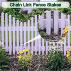 24 Inch Rebar Ground Stakes 3/8 Inch Tent Stakes Heavy Duty 12 Pack Steel Ground Anchors Chain Link Fence Stakes Trampoline Stakes with Chisel Point end for Swing Set and Camping Tent, Black