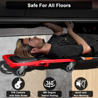 Caster Replacement Kit for Mechanic Stools & Workshop Creepers - 6-Pack of 2" Heavy-Duty Wheels with M8x20mm Stem