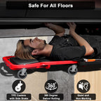 Ultimate Upgrade: 4" Rolling Caster Set with Locking Brake | 700LB Capacity for Garage Stools