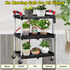 4" Swivel Stem Caster Wheels | 7/16" Stem Replacement for Carts, Mop Buckets & Grills